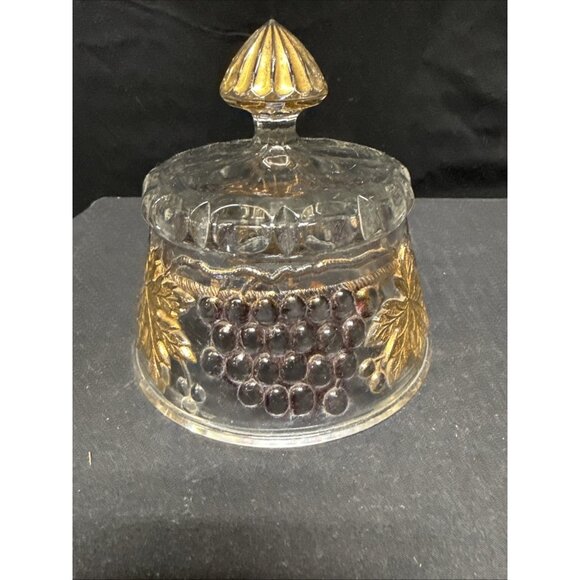 Antique Vintage EAPG US Glass Palm Beach Butter/Cheese Dish Cover Only 5.5" tall - Picture 1 of 4